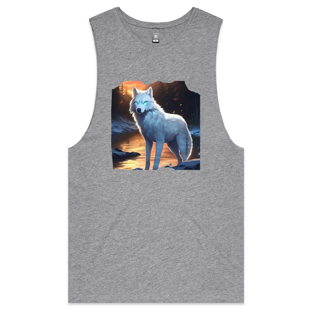 White Wolf AS Colour Barnard - Mens Tank Top Tee Ogo Merch