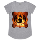 Volcanic Dragon AS Colour Mali Womens Scoop Neck TShirt Ogo Merch