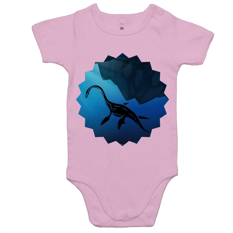 Plesiosaur AS Colour Mini Me Baby Onesie Romper Ogo Merch