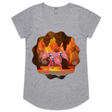 Lava Cerberus AS Colour Mali Womens Scoop Neck TShirt Ogo Merch