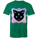 Psychic Cat AS Colour Staple Mens TShirt Ogo Merch