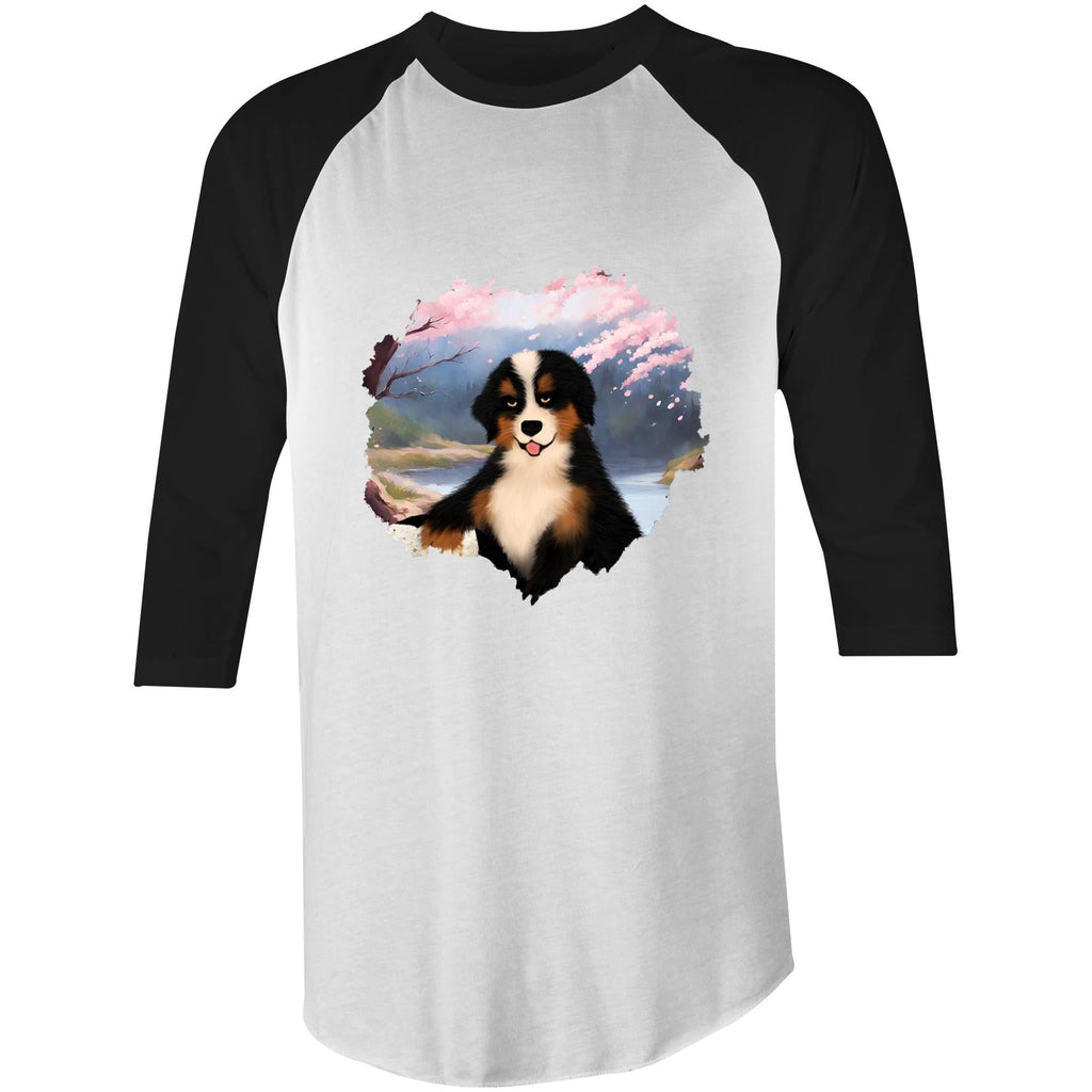 Dog AS Colour Raglan 3/4 Sleeve TShirt Ogo Merch