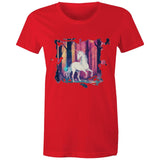 Unicorn AS Colour - Women's Maple Tee Ogo Merch
