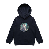 Wolf AS Colour Youth Supply Hood Ogo Merch
