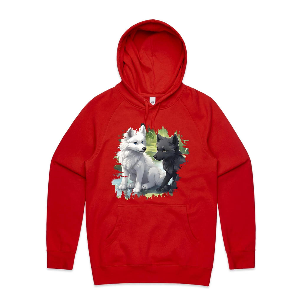Two Wolves AS Colour Supply Hood Ogo Merch