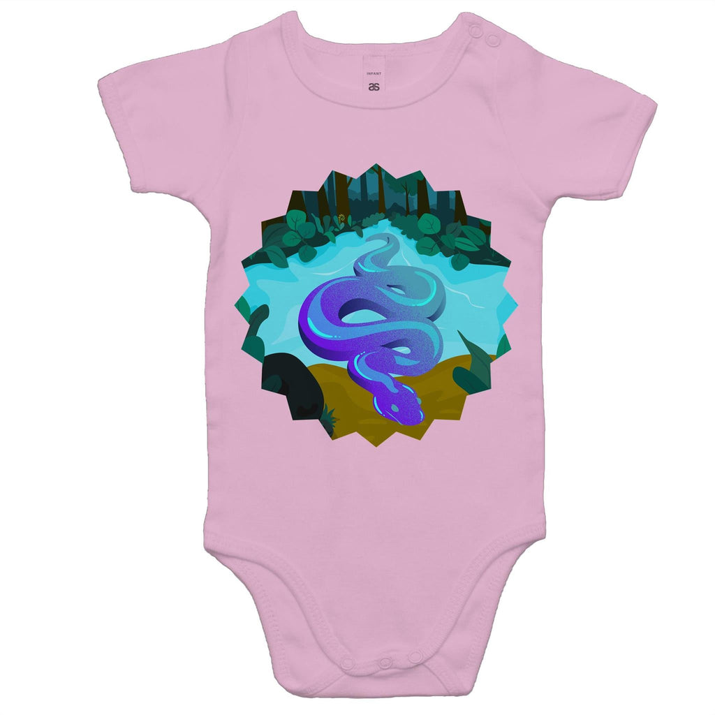 River Snake AS Colour Mini Me Baby Onesie Romper Ogo Merch