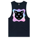 Psychic Cat AS Colour Barnard Mens Tank Top Tee Ogo Merch