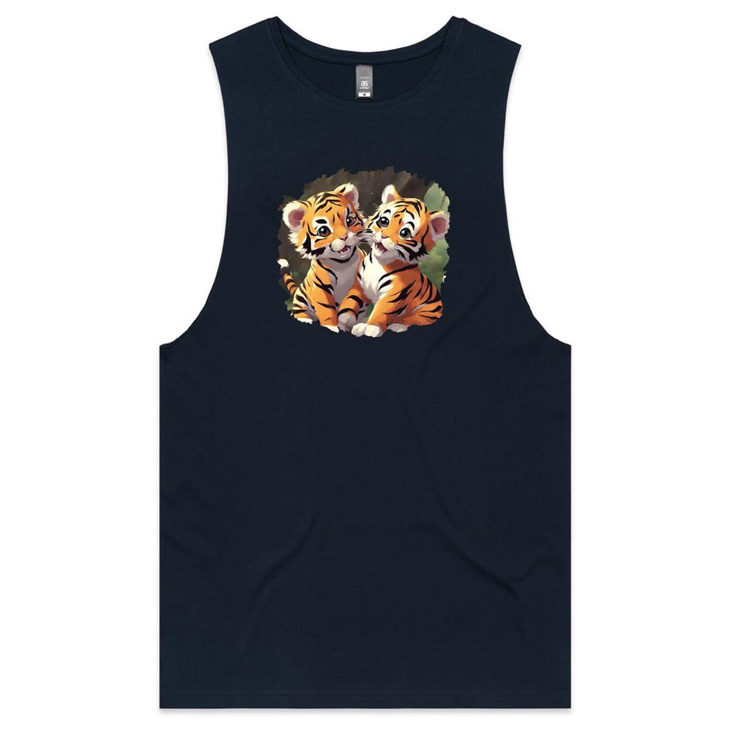 Baby Tigers AS Colour Barnard - Mens Tank Top Tee Ogo Merch