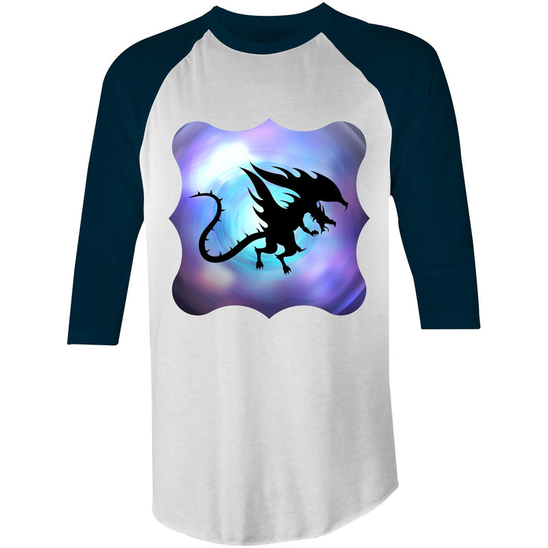 Glowing Dragon 3/4 Sleeve TShirt Ogo Merch