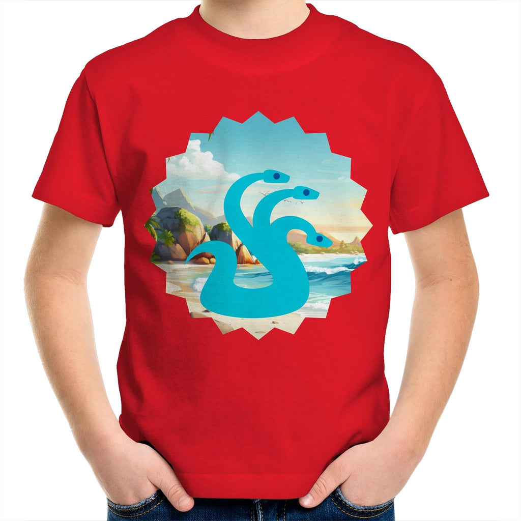 Beach Hydra AS Colour Kids Youth TShirt Ogo Merch