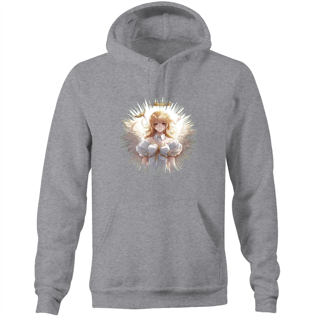 Angel Girl AS Colour Stencil - Pocket Hoodie Sweatshirt Ogo Merch