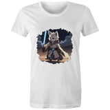 Wolf with Lightsaber AS Colour Women's Maple Tee Ogo Merch