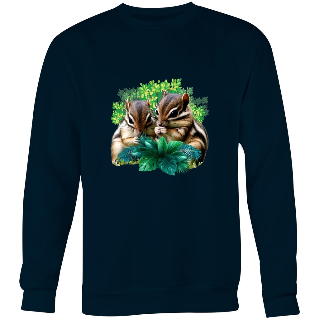 Cute Chipmunks AS Colour United - Crew Sweatshirt Ogo Merch