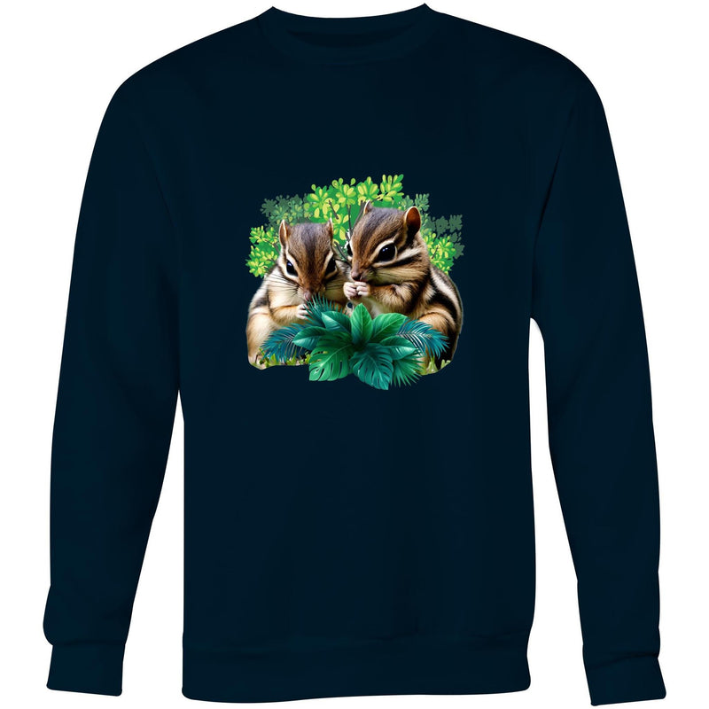 Cute Chipmunks AS Colour United - Crew Sweatshirt Ogo Merch