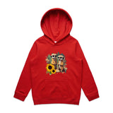 Sunflower Meerkats AS Colour - Youth Supply Hood Ogo Merch