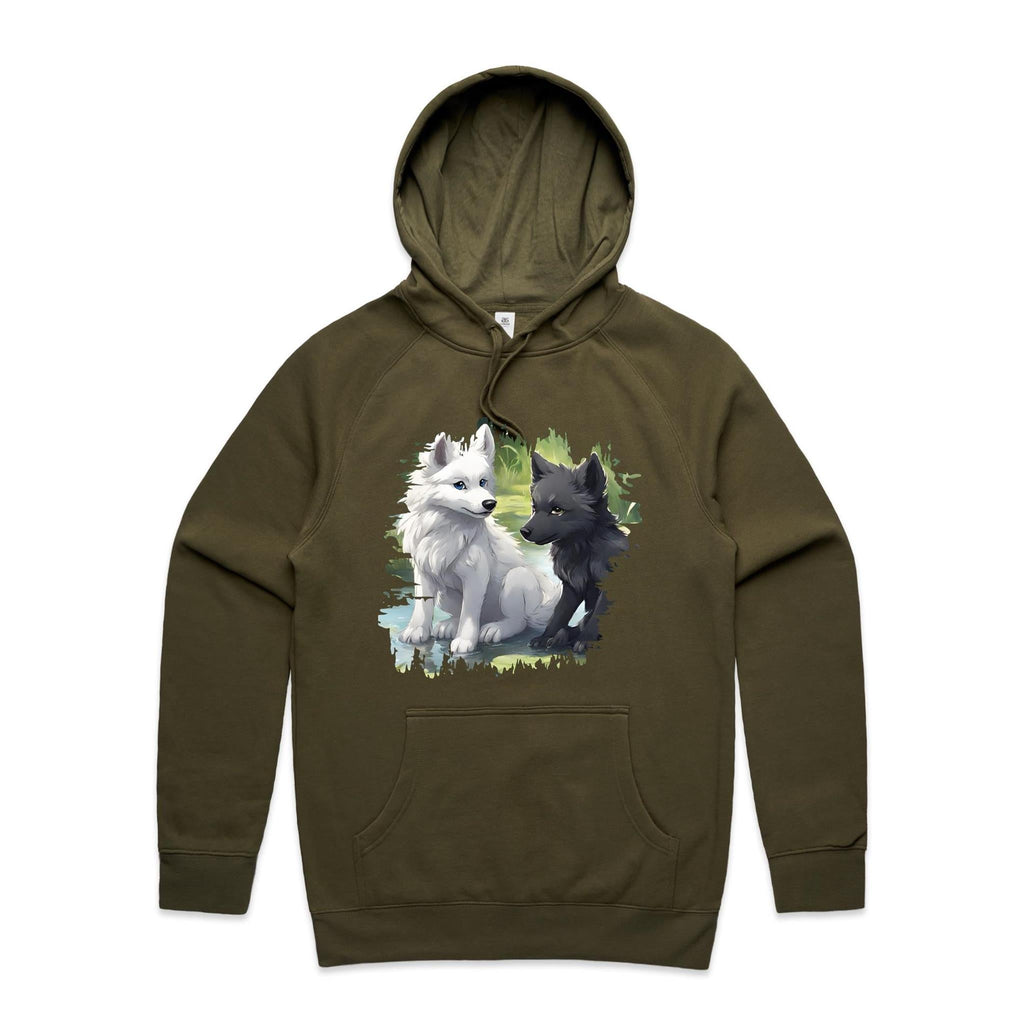 Two Wolves AS Colour Supply Hood Ogo Merch