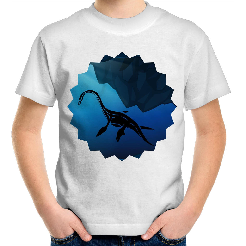 Plesiosaur AS Colour Kids Youth TShirt Ogo Merch