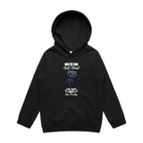 Antisocial Cat Monster AS Colour - Youth Supply Hood Ogo Merch