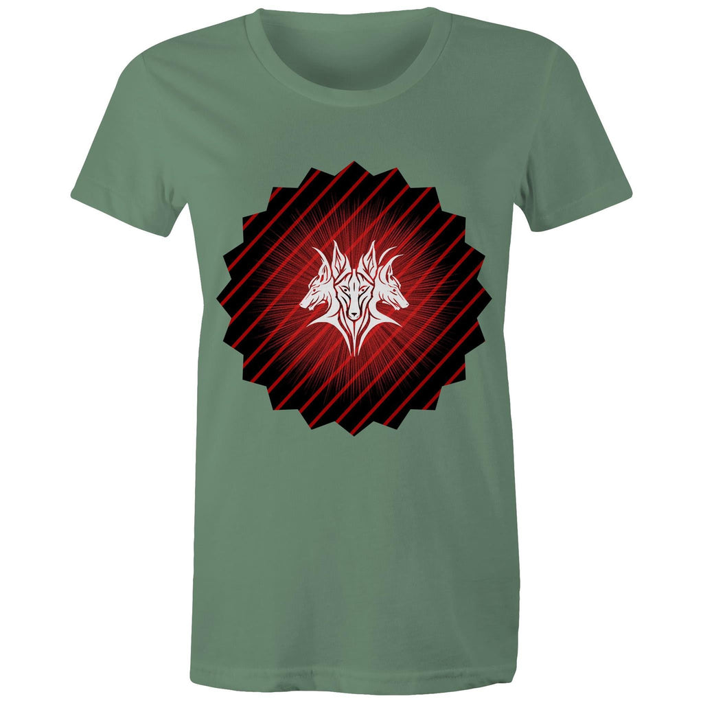 Glowing Cerberus AS Colour Women's Maple Tee Ogo Merch