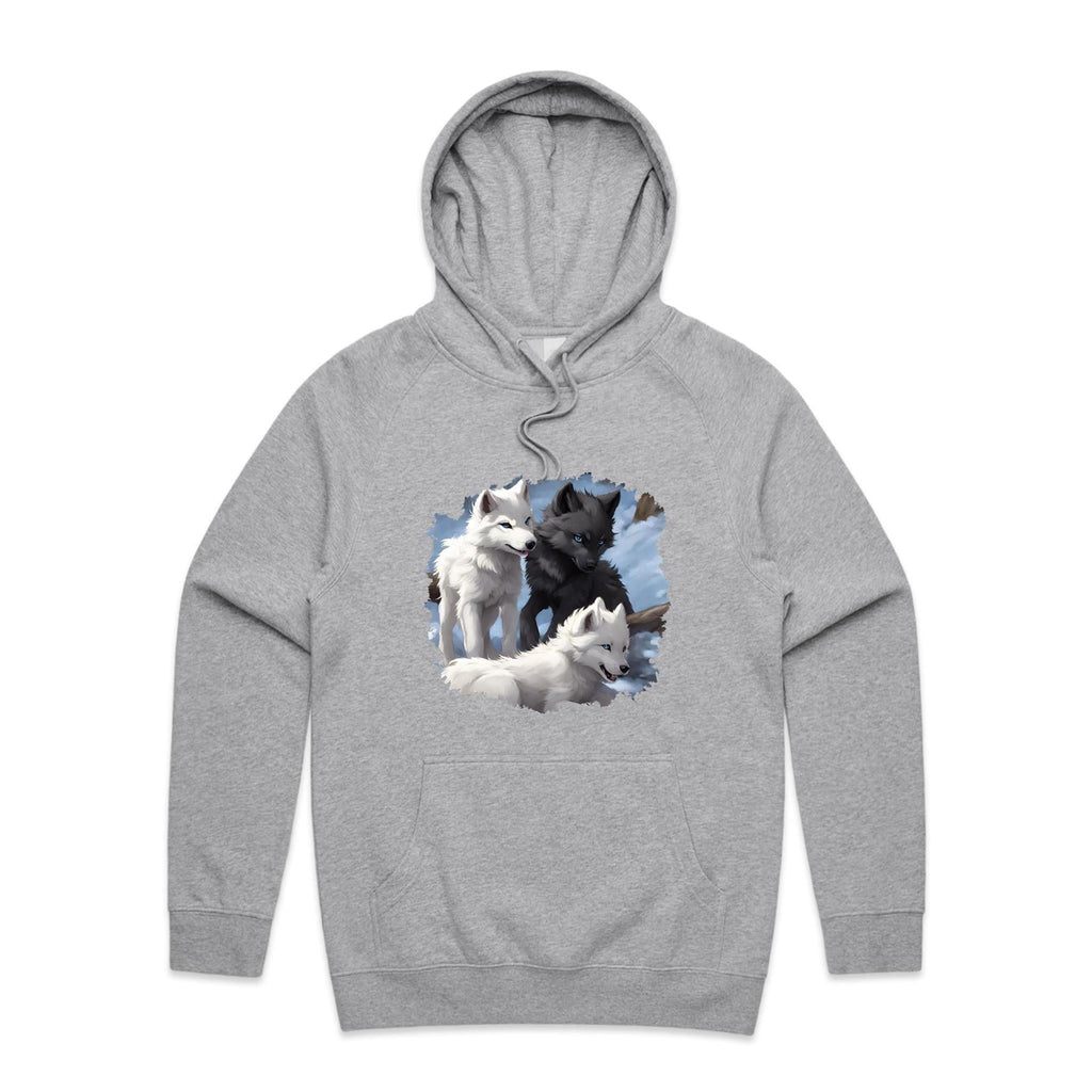 Three Wolves AS Colour - Supply Hood Ogo Merch