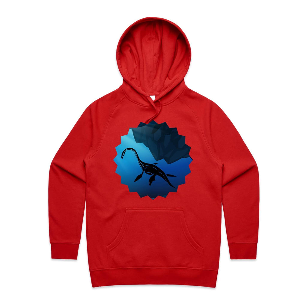 Plesiosaur AS Colour Women's Supply Hood Ogo Merch