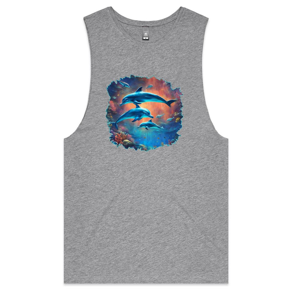 Dolphins AS Colour Barnard - Mens Tank Top Tee Ogo Merch