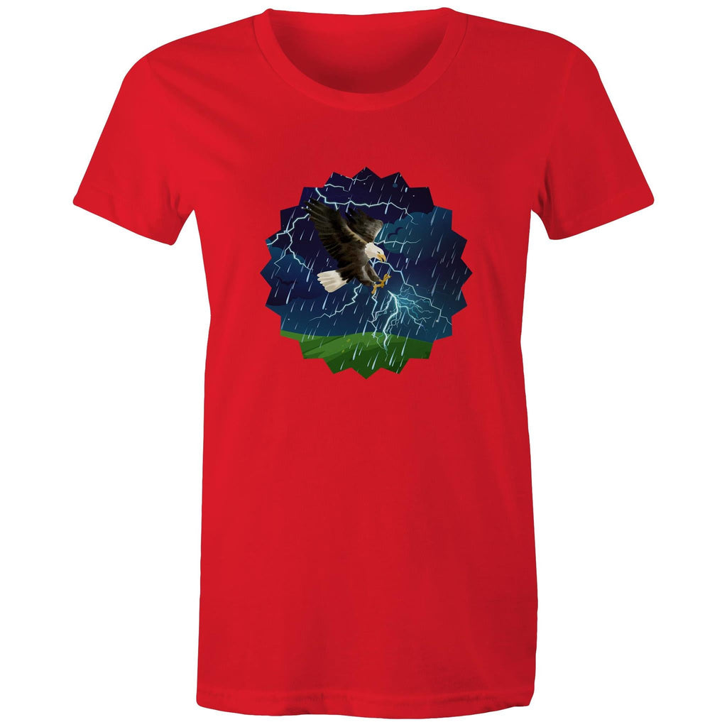 Lightning Eagle AS Colour - Women's Maple Tee Ogo Merch
