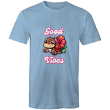 Good Vibes Turtle AS Colour Staple - Mens T-Shirt Ogo Merch