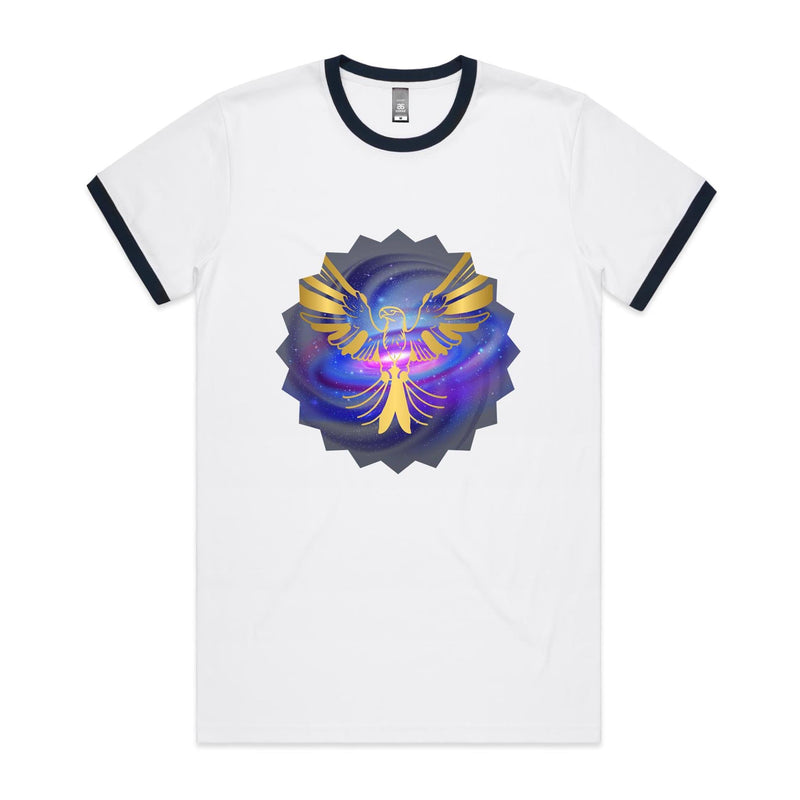 Gold Eagle AS Colour Staple Ringer Tee Ogo Merch