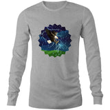 Lightning Eagle AS Colour Base - Mens Long Sleeve T-Shirt Ogo Merch
