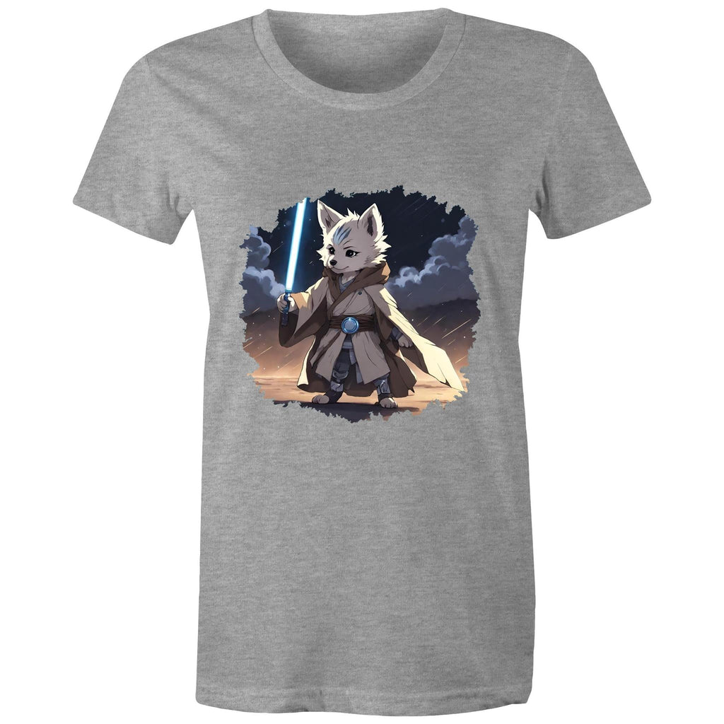 Wolf with Lightsaber AS Colour Women's Maple Tee Ogo Merch