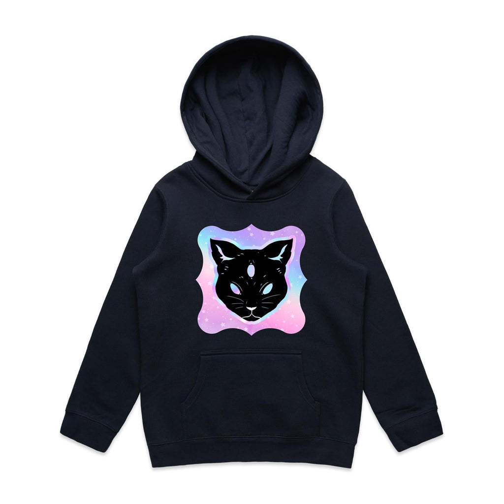 Psychic Cat AS Colour Youth Supply Hood Ogo Merch