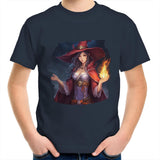 Witch AS Colour Kids Youth T-Shirt Ogo Merch