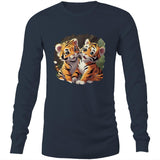 Baby Tigers AS Colour Base - Mens Long Sleeve T-Shirt Ogo Merch