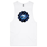 Blue Swirl Eagle AS Colour Barnard - Mens Tank Top Tee Ogo Merch