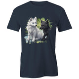 Two Wolves AS Colour - Classic Tee Ogo Merch