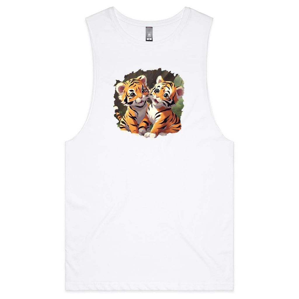 Baby Tigers AS Colour Barnard - Mens Tank Top Tee Ogo Merch