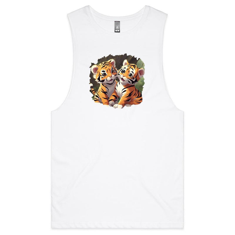 Baby Tigers AS Colour Barnard - Mens Tank Top Tee Ogo Merch