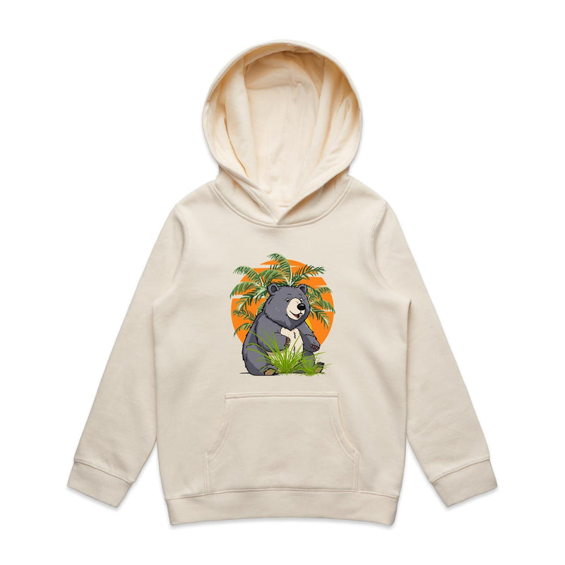 Bear AS Colour - Youth Supply Hood Ogo Merch
