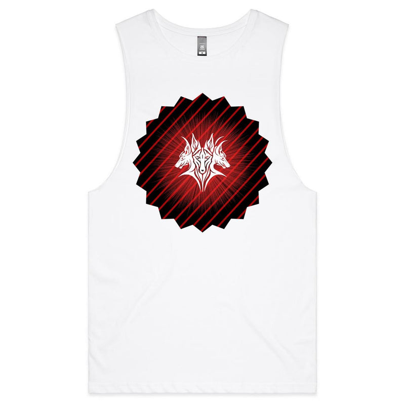 Glowing Cerberus AS Colour Barnard Mens Tank Top Tee Ogo Merch
