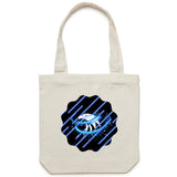 Blue Swirl Eagle AS Colour - Carrie - Canvas Tote Bag Ogo Merch