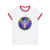Gold Eagle AS Colour Women's Ringer Tee Ogo Merch
