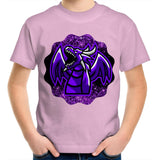 Shining Purple Dragon AS Colour Kids Youth TShirt Ogo Merch