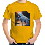 White Wolf AS Colour Kids Youth T-Shirt Ogo Merch