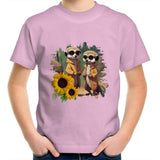 Sunflower Meerkat AS Colour Kids Youth T-Shirt Ogo Merch