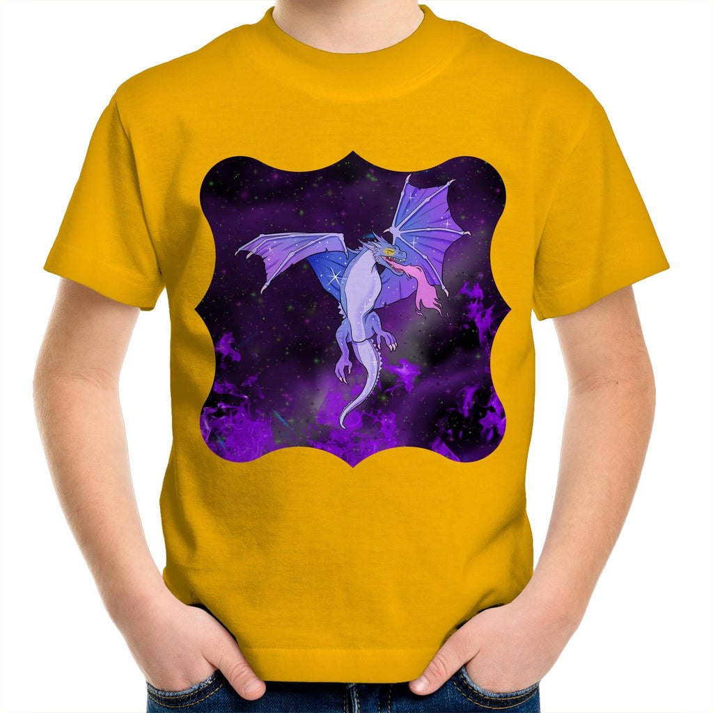 Purple Dragon AS Colour Kids Youth TShirt Ogo Merch