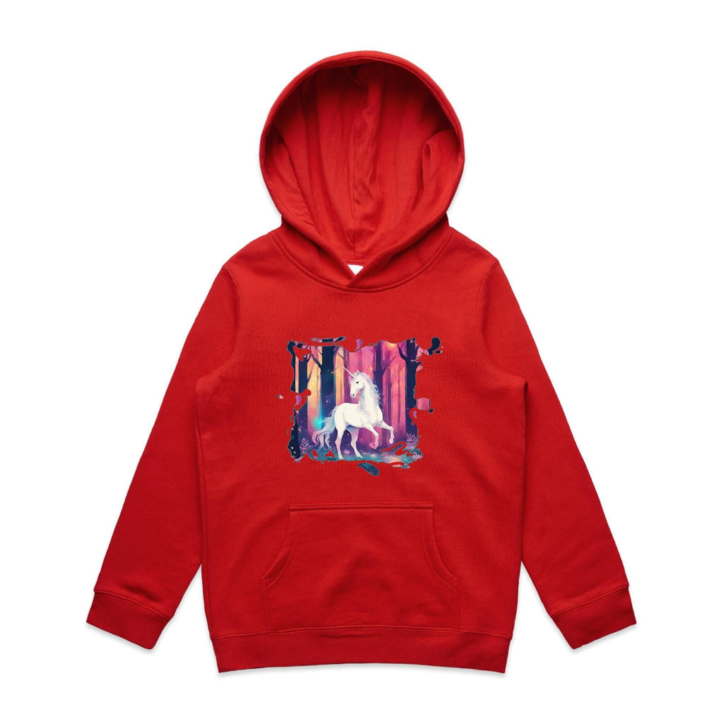 Unicorn AS Colour Youth Supply Hood Ogo Merch