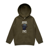 Antisocial Cat Monster AS Colour - Youth Supply Hood Ogo Merch