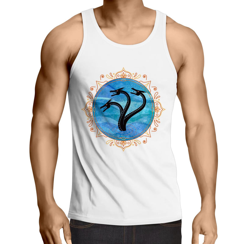 Ocean Hydra AS Colour Lowdown Mens Singlet Top Ogo Merch