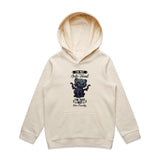 Antisocial Cat Monster AS Colour - Youth Supply Hood Ogo Merch